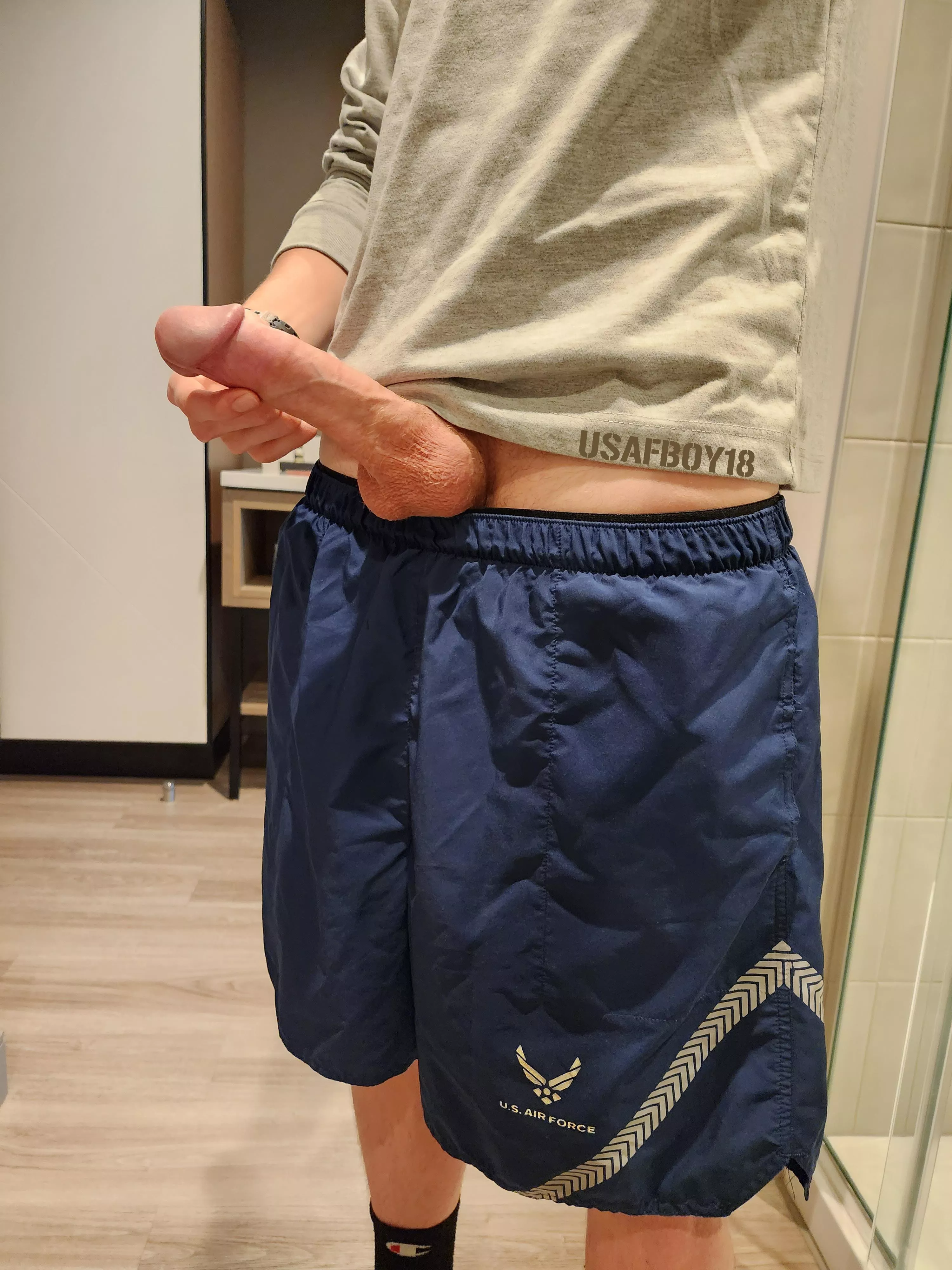 Meet my big fat Air Force dick.