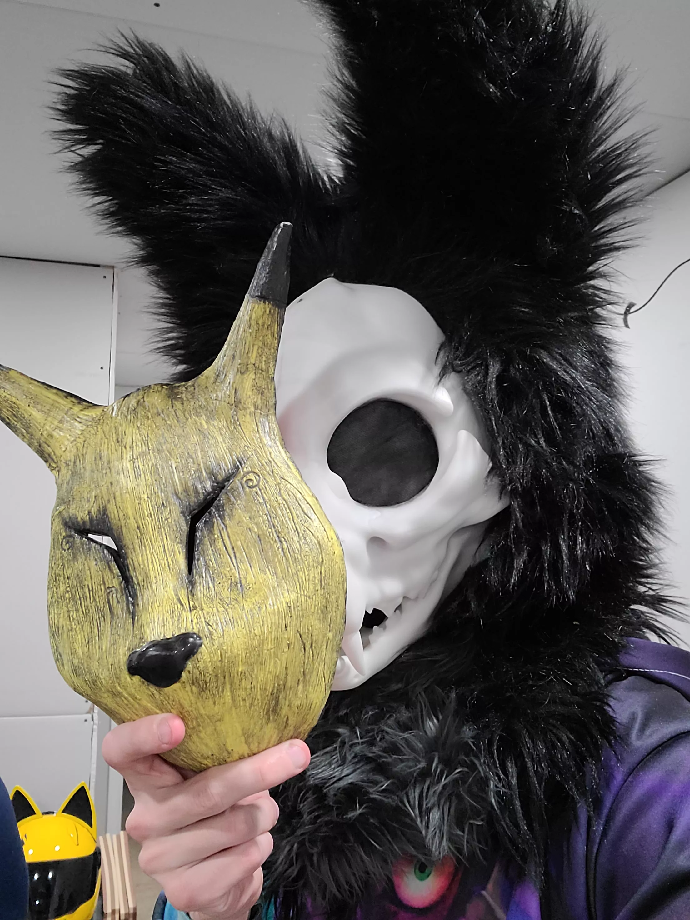 My friend got me a Keaton Zelda mask for my birthday ^^ Also happy #fursuitfriday