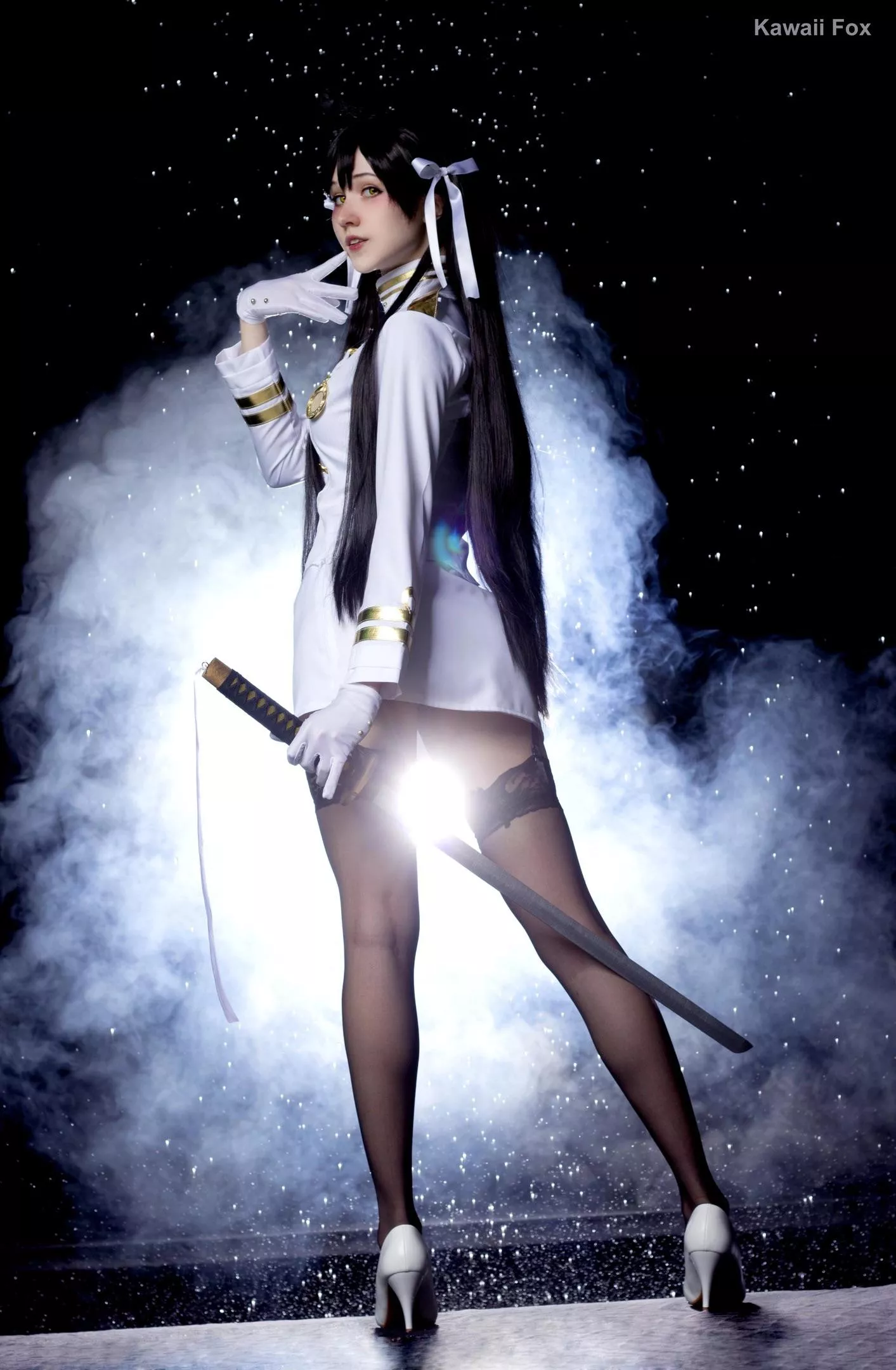 My old Atago cosplay ^^ I want to do this character again