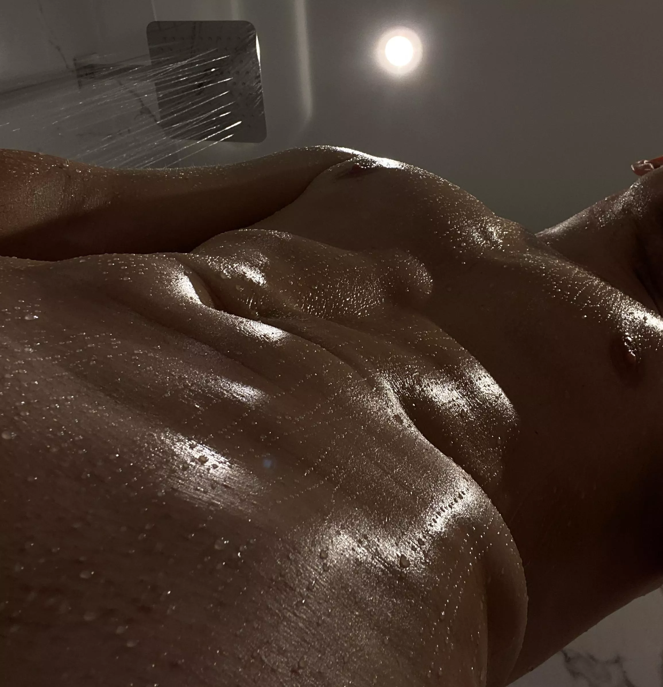 Needed to wash off the oil