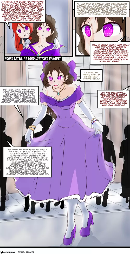 Prince is turned into a princess by his older sister to prevent him from becoming king