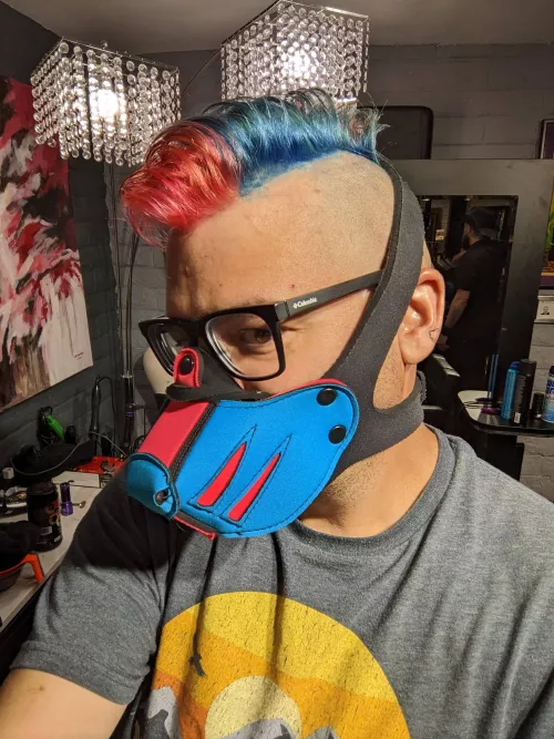 Puppy got new hair! My stylist was more than happy to cooperate.