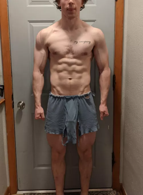 Squats exploded my boxers into loincloth but I needed the extra room anyway =P