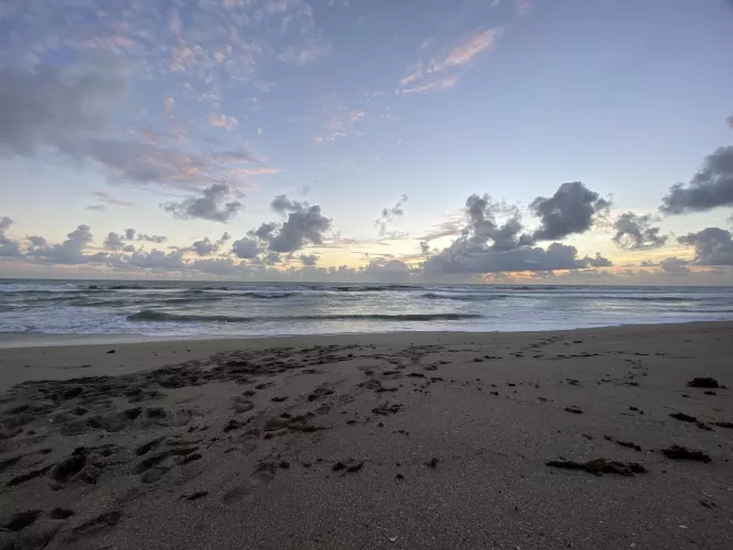 Sunrises on the beach