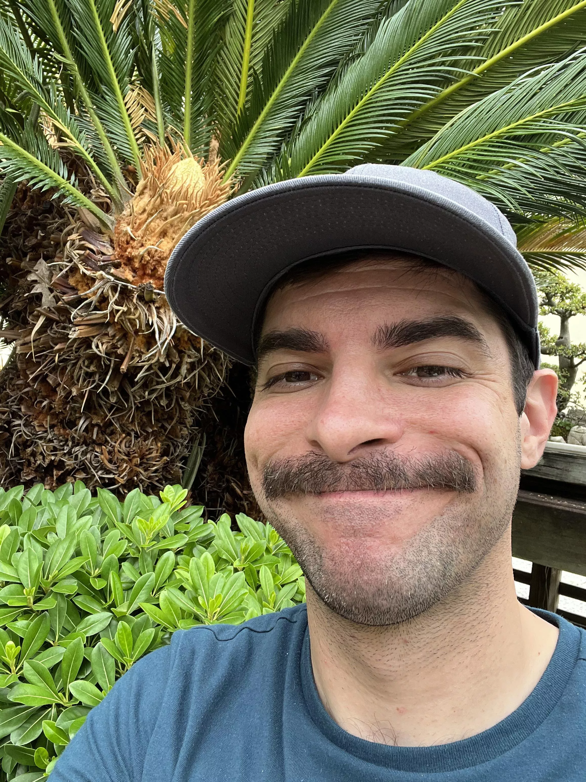 To all my plant loving bros who work on weekends. (Also: mustache is back)
