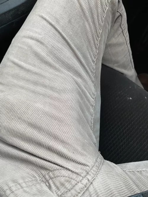 Trace it with your fingers.