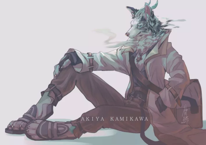 Traveler on a break (by me @AkiyakamikawaX on twitter)