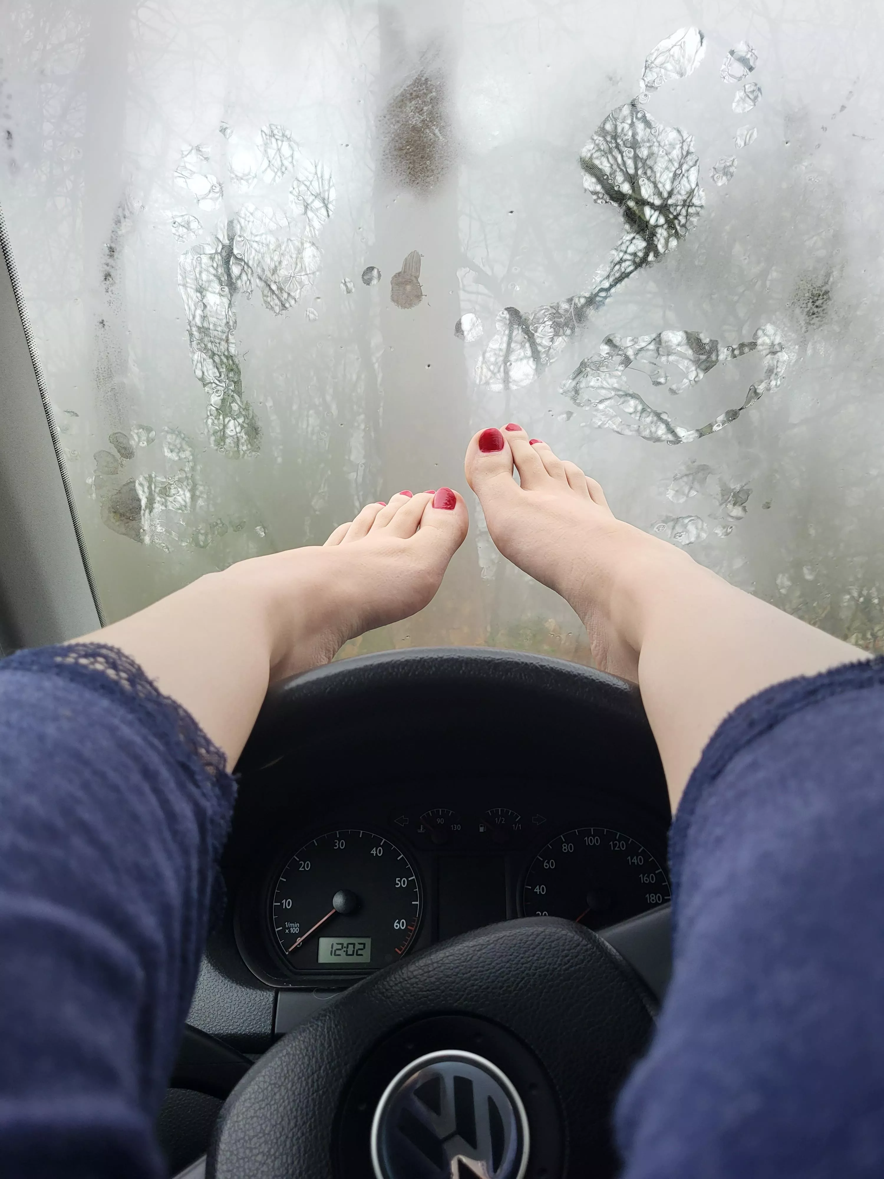 Wanna worship them in the car? (OC)