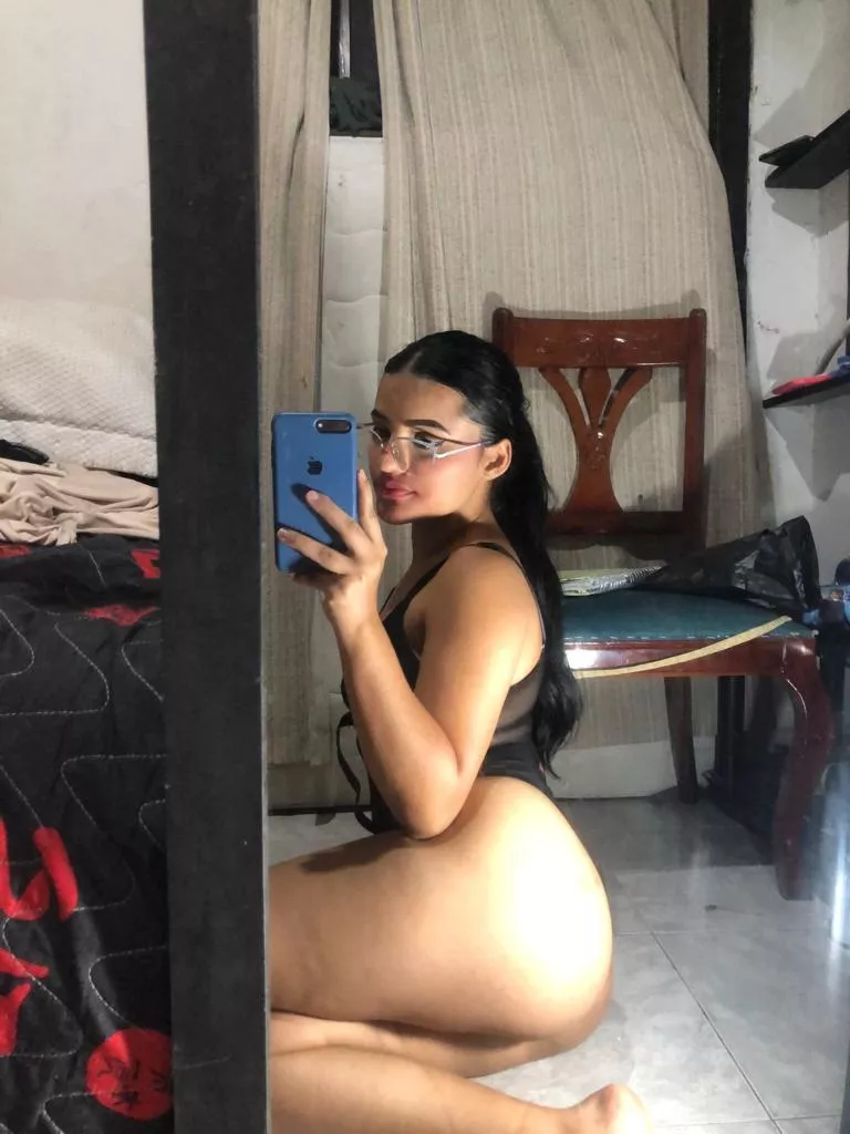 Wish you could feel my butt in these panties