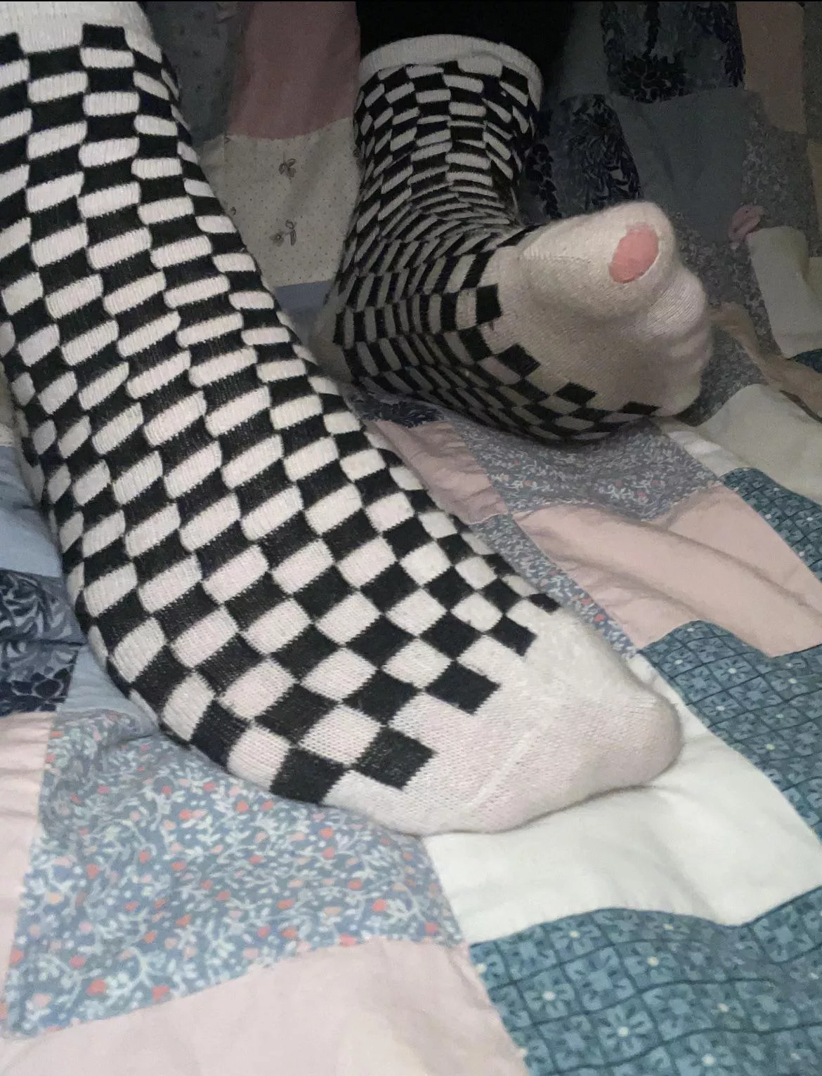 wore a hole in my favorite pair of socks [selling] size 10