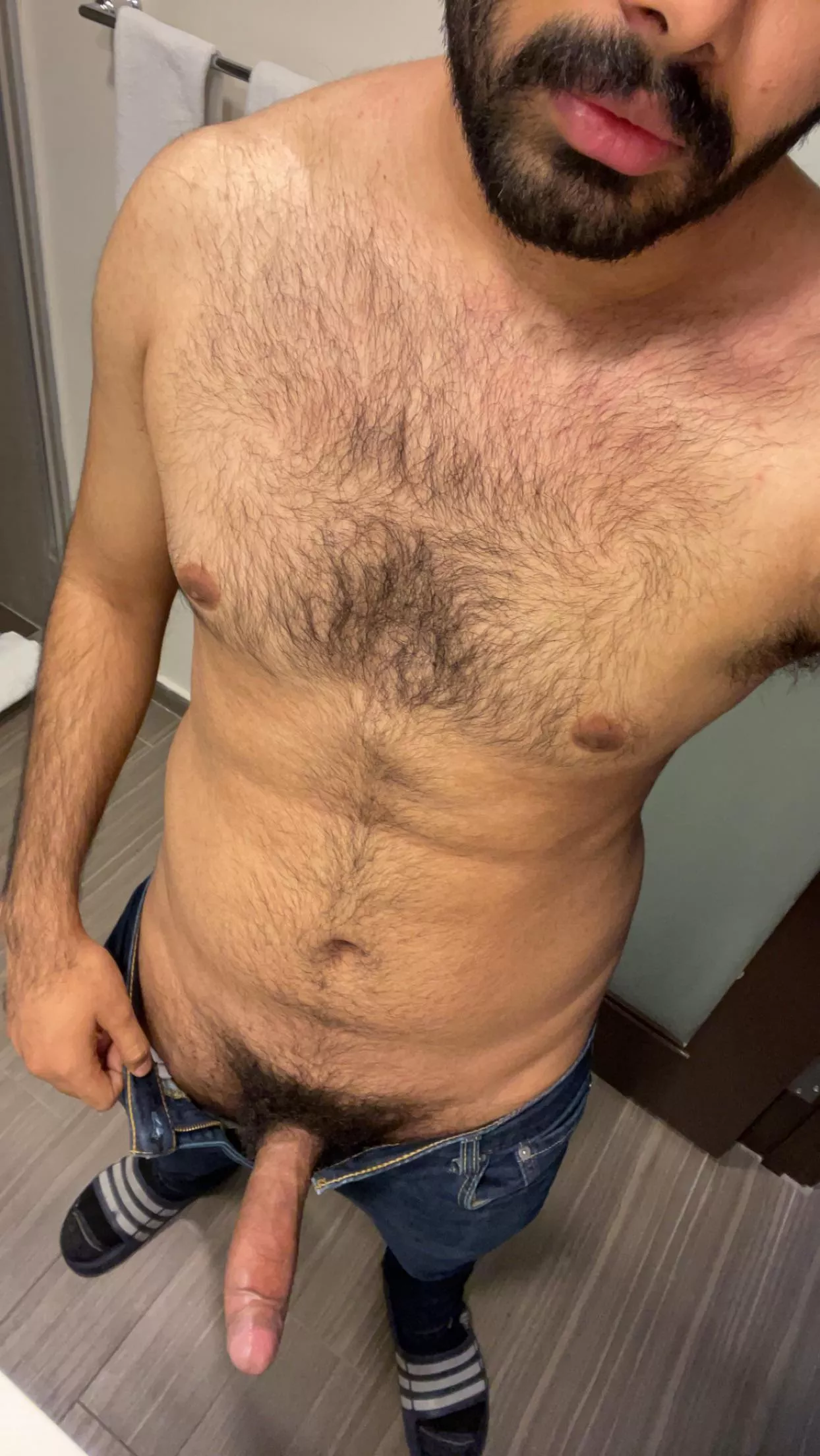 Young and hairy