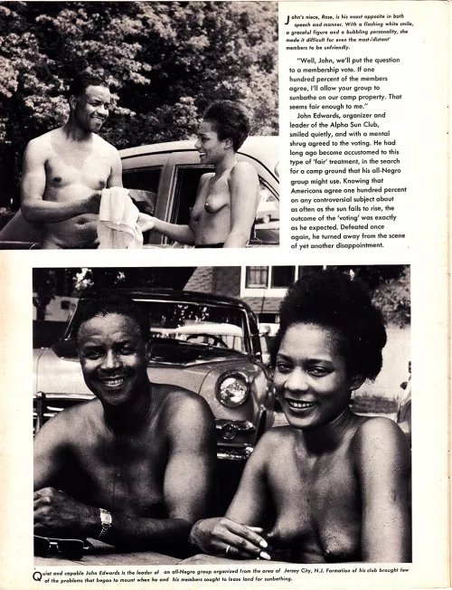 A Place in the Sun (Sunscope v1n5, 1963) - Forgive the 'N' word, praise the Alpha Sun Club.