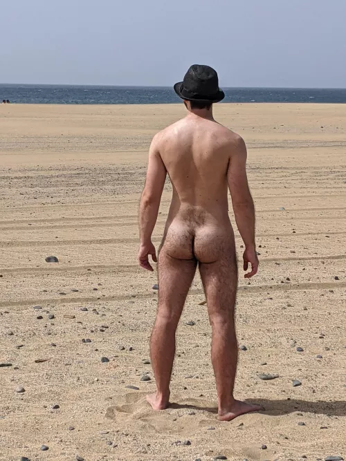 At Maspalomas nudist beach 🌞