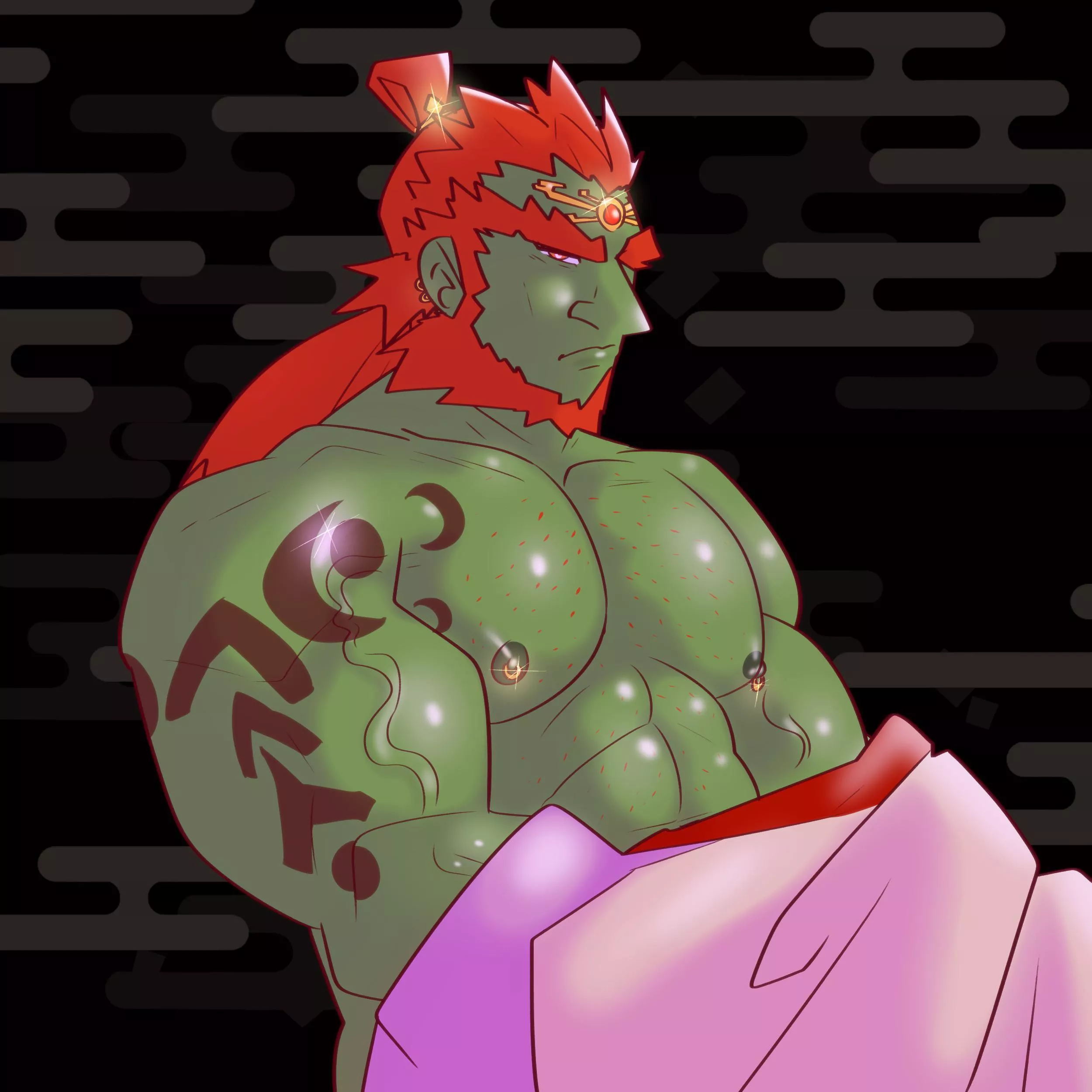 Big Ganon pillows [fan art by me]