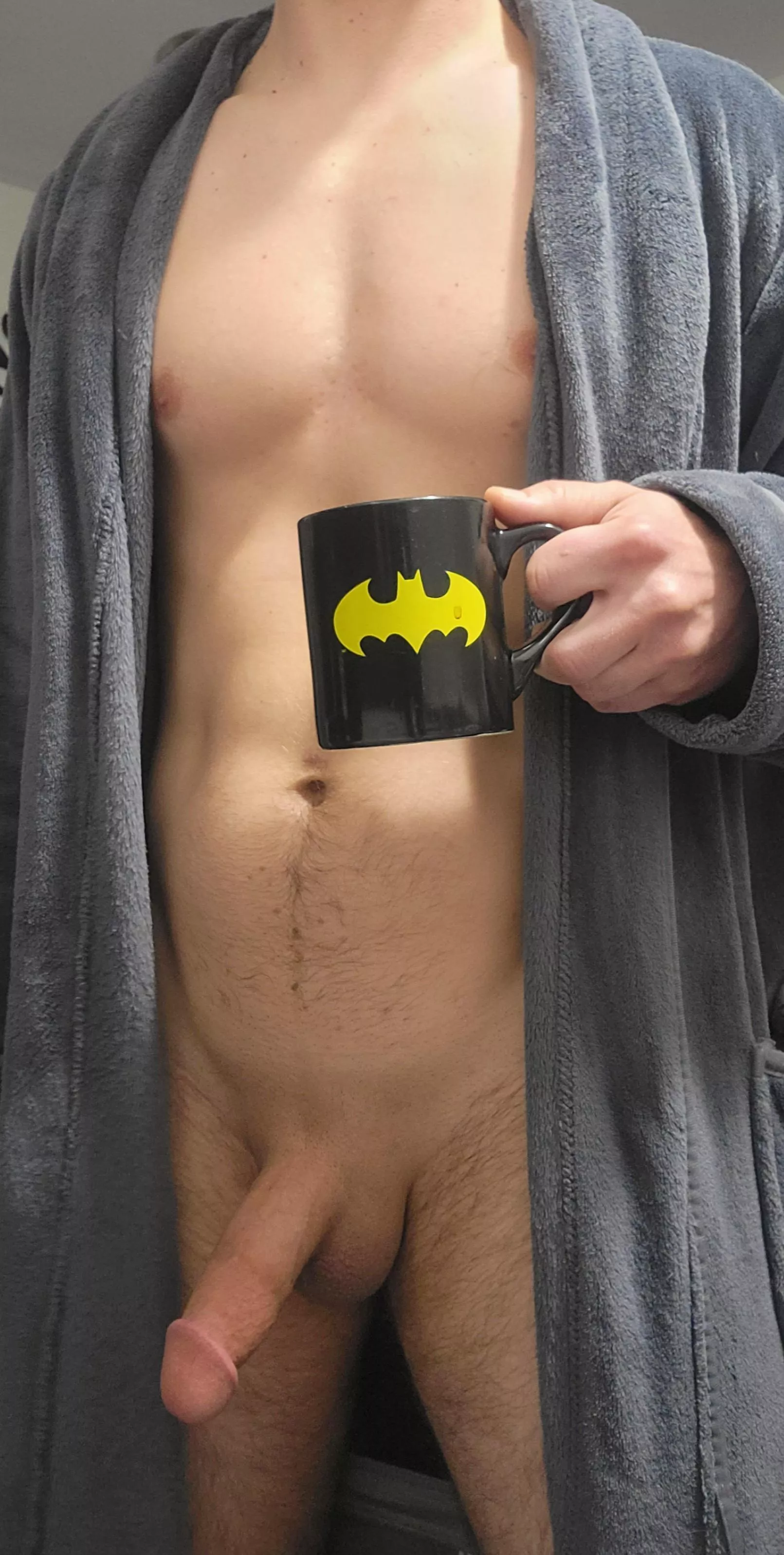 Dad enjoying some morning coffee