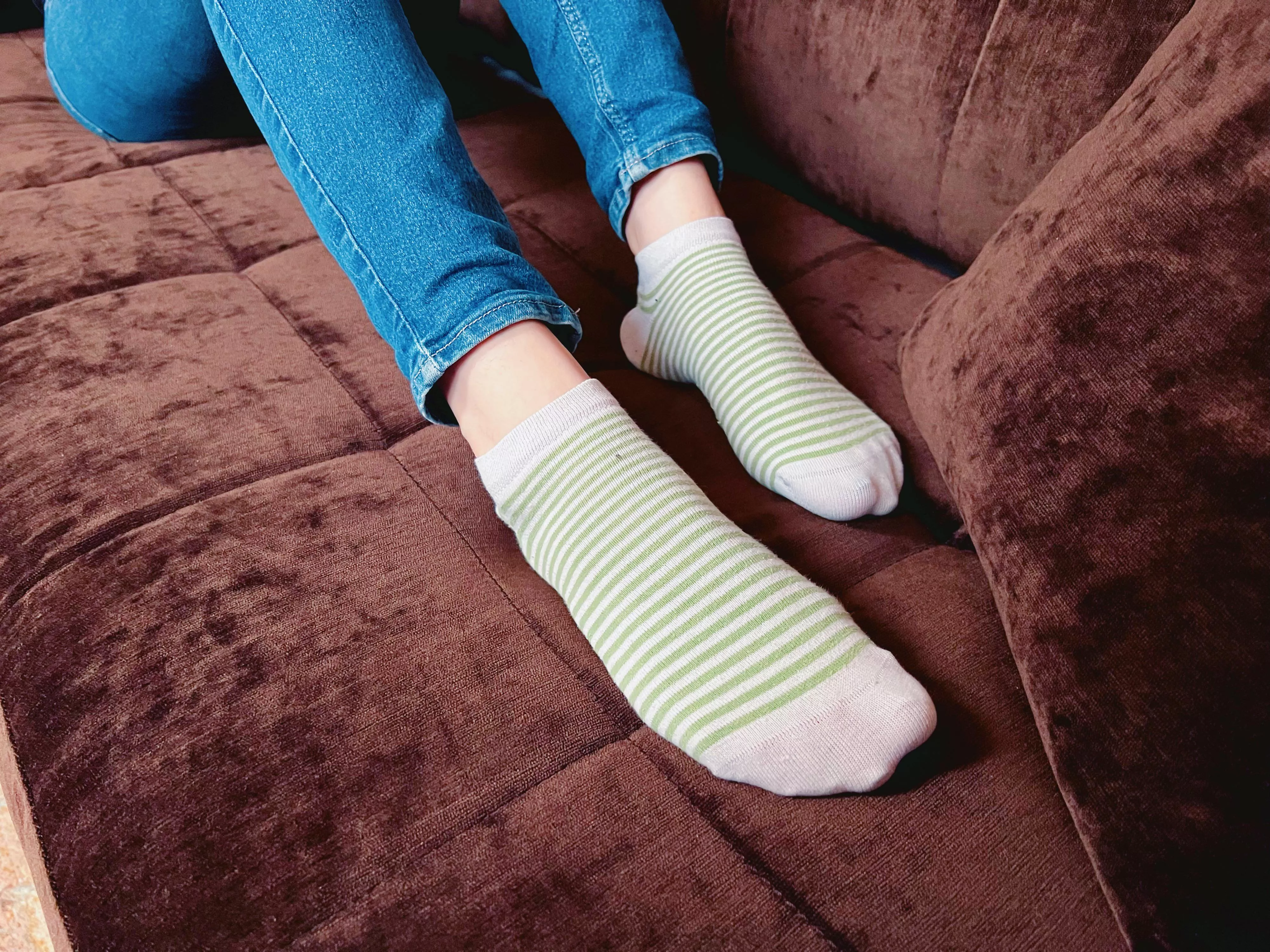 Do you think striped socks are cute? [F]