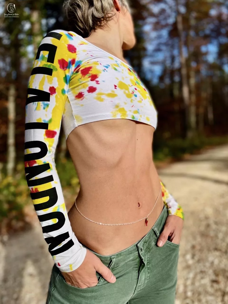 Enjoying a tiny walk through the forest