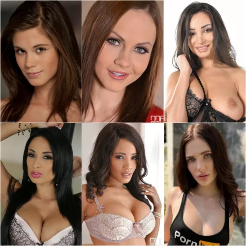 European championship of pornstars! Category: the most beautiful pornstar. Qualifying round: Czech Republic [Little Caprice], Lithuania [Tina Kay], Romania [Alyssia Kent], France [Anissa Kate], UK [Kiki Minaj] & Latvia [Reislin]. Pick 2 who you think