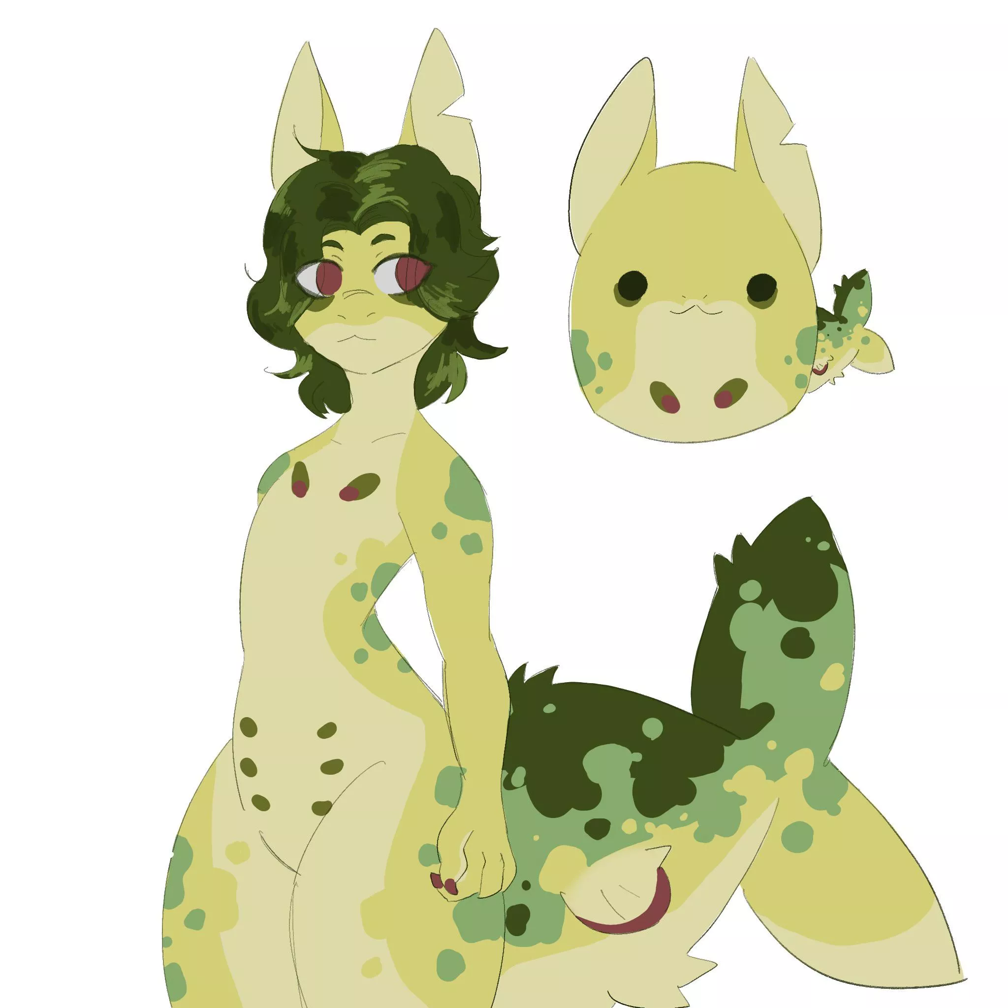 Fishy time! Open adopt (ota) (Art by me @pawsitively.ink (Instagram))