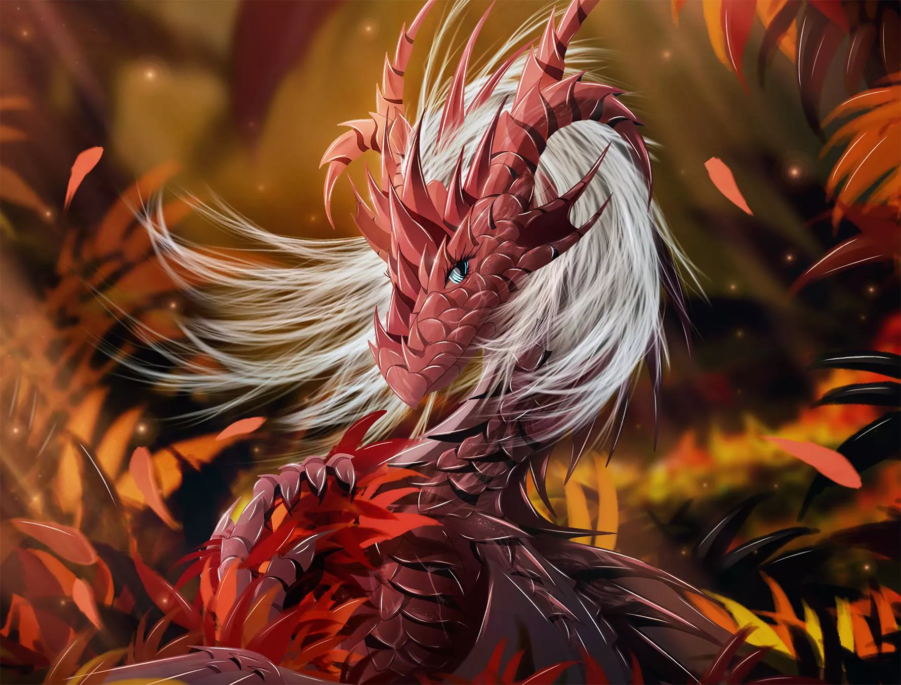 Gherstie Mevela! You can equally adore or hate her! She's the first sidekick Azaries encounters before her journey begins! (Art by me, Heralds of the Avirentes concept art)