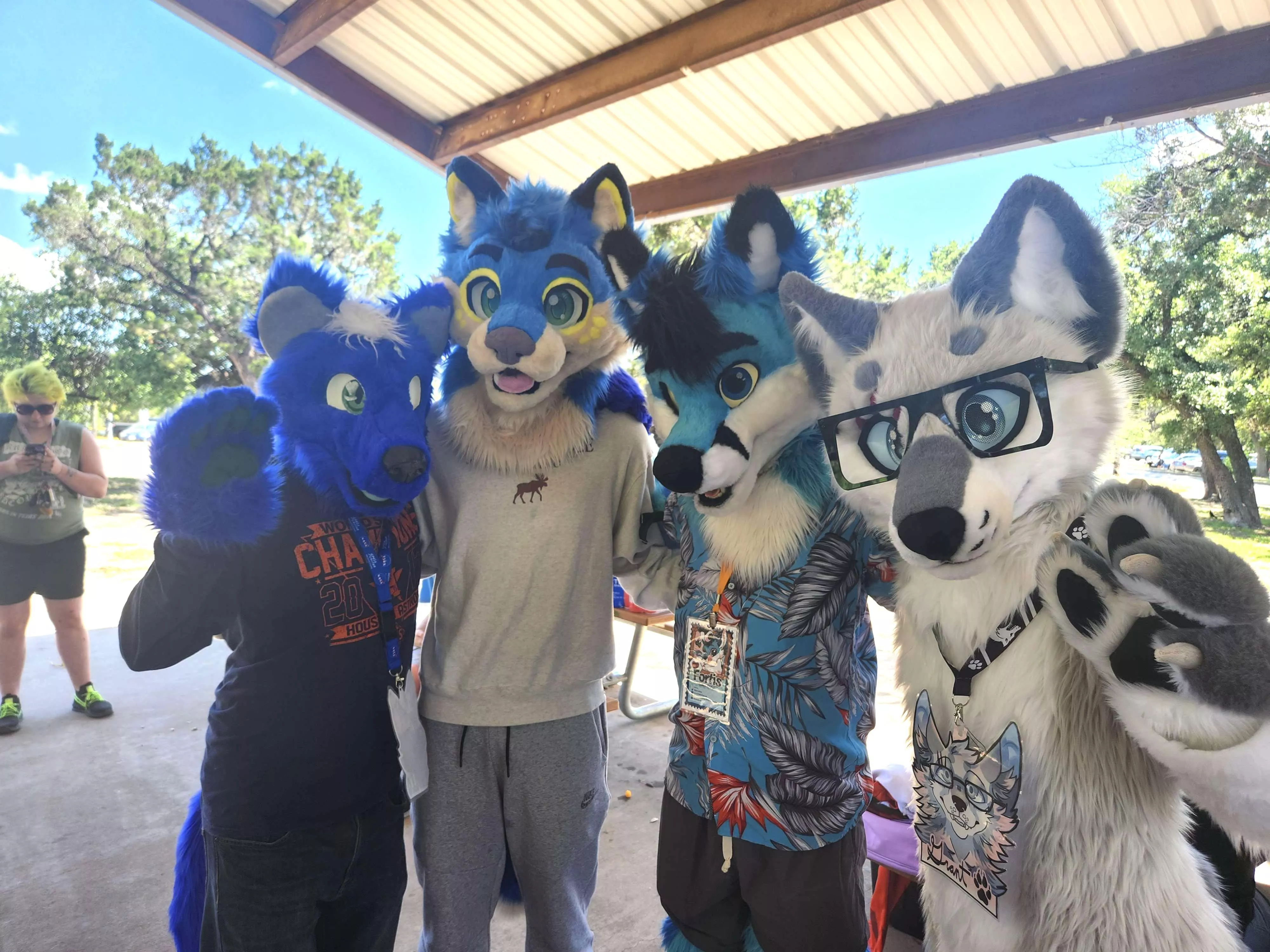 Had a great time today at the Austin TX fur meet! :3