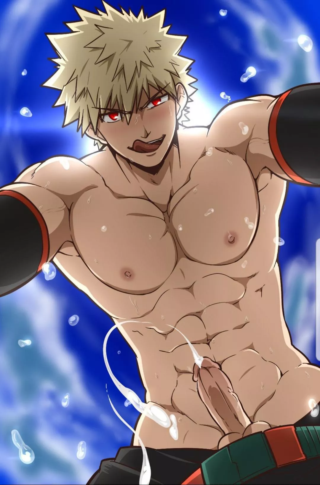 His cum is firey hot (idk the artist)