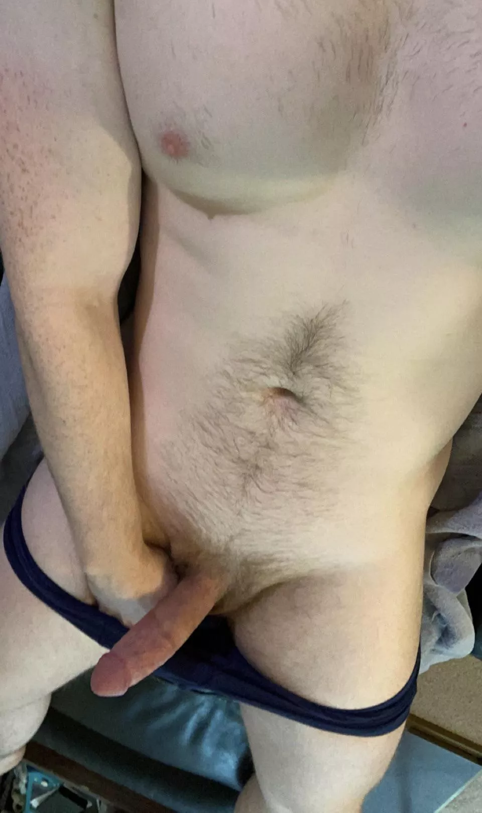 Just woke up wanting a mouth on my cock…