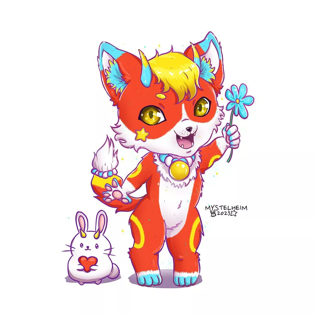 Kitsune, art by me