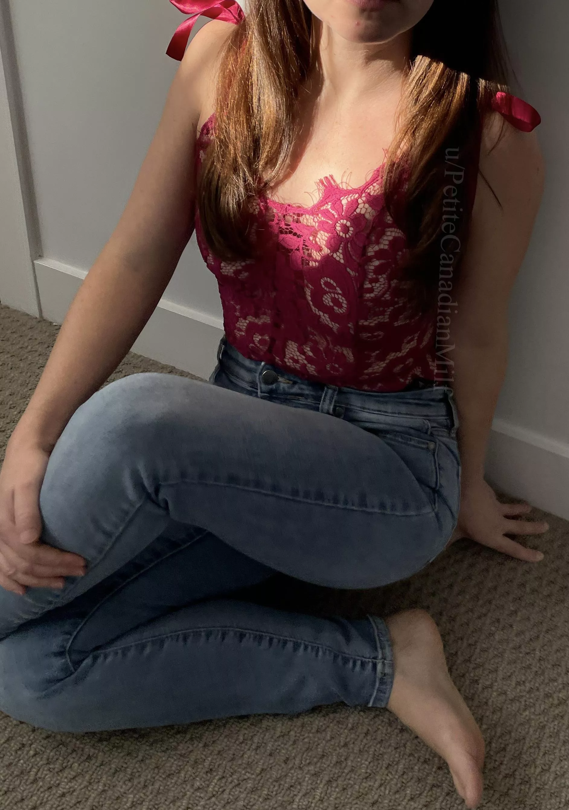 Lingerie under jeans is a hit at the store