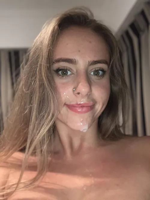 My daily cum facial