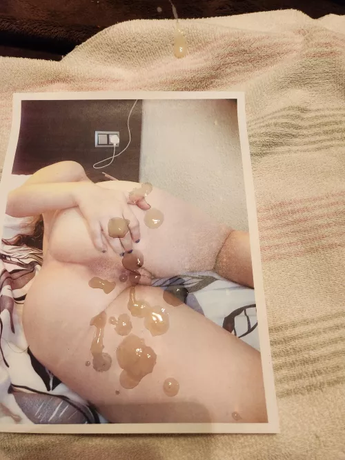 My painting media is cum