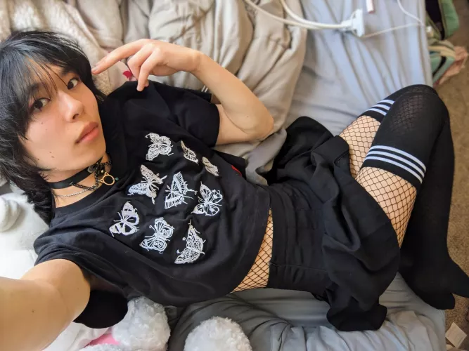 my partner did my makeup 🥺