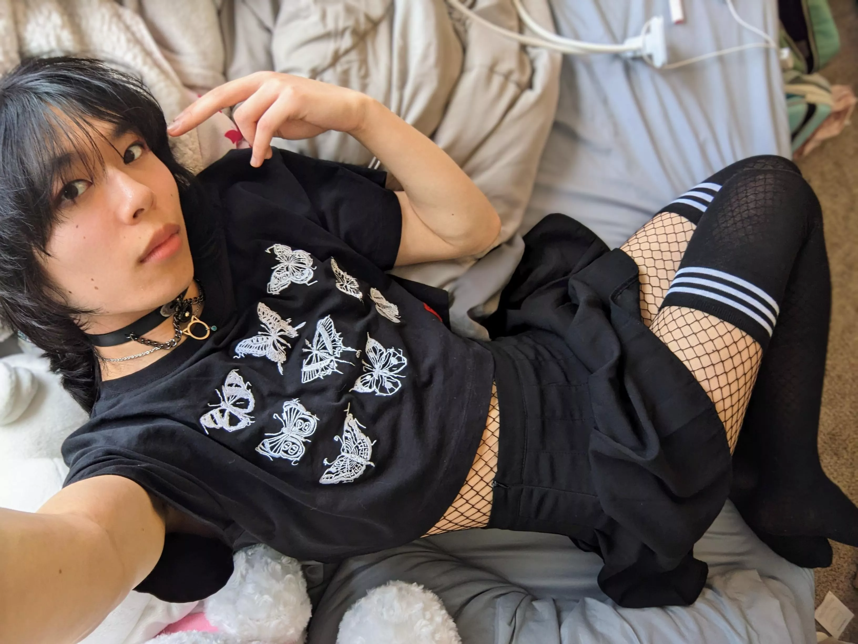 my partner did my makeup 🥺