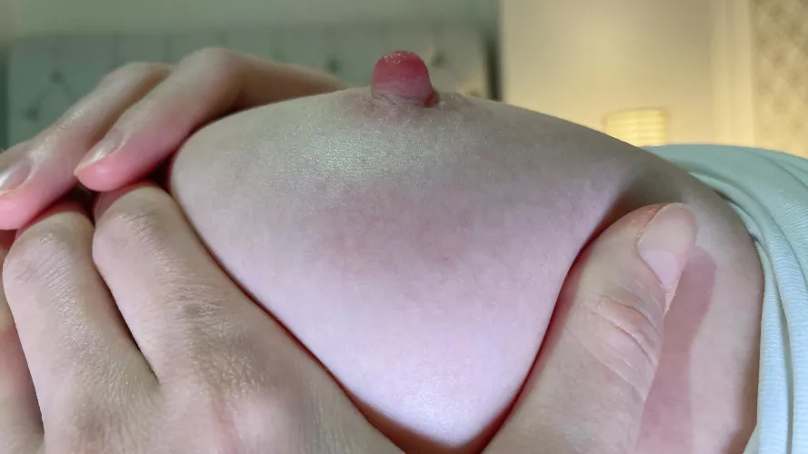 Shhh... don't show my gorgeous nipple to anyone else