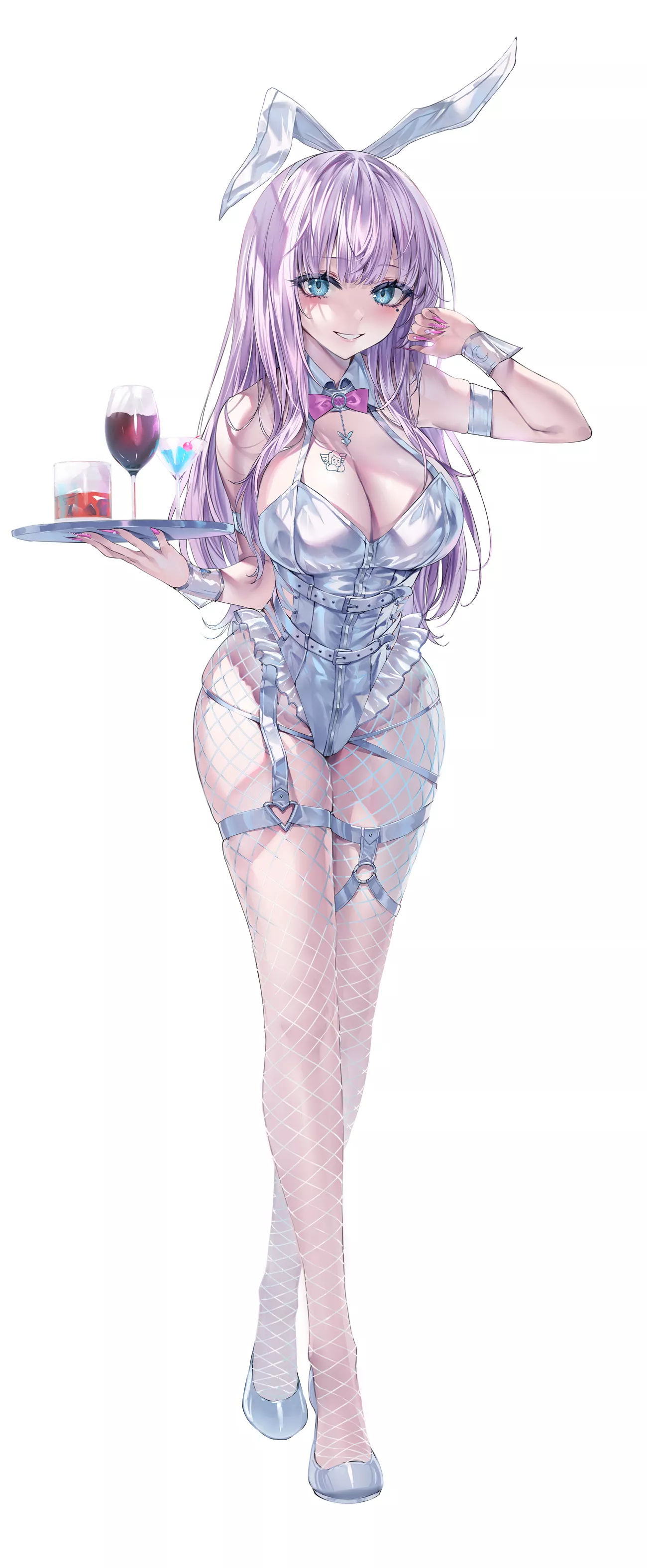 Silver Waitress Bunny