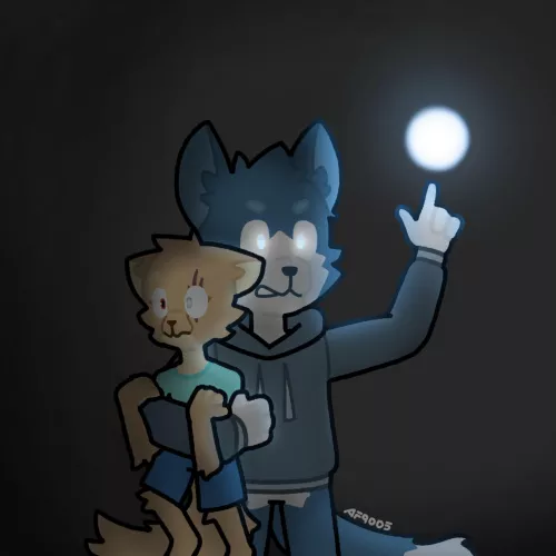 Touch him your frozen solid! (art by me)