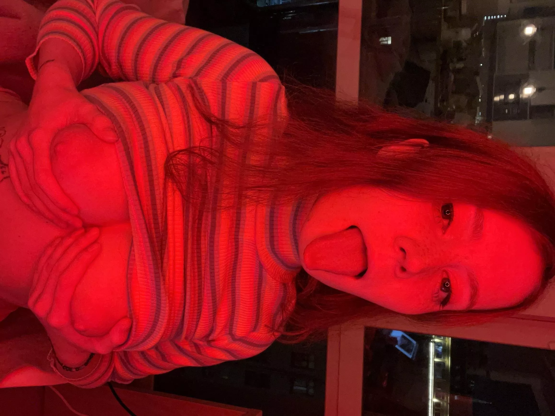 Wanna play with my nipples?