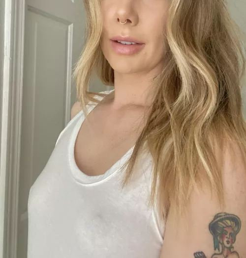 Warm days call for going braless