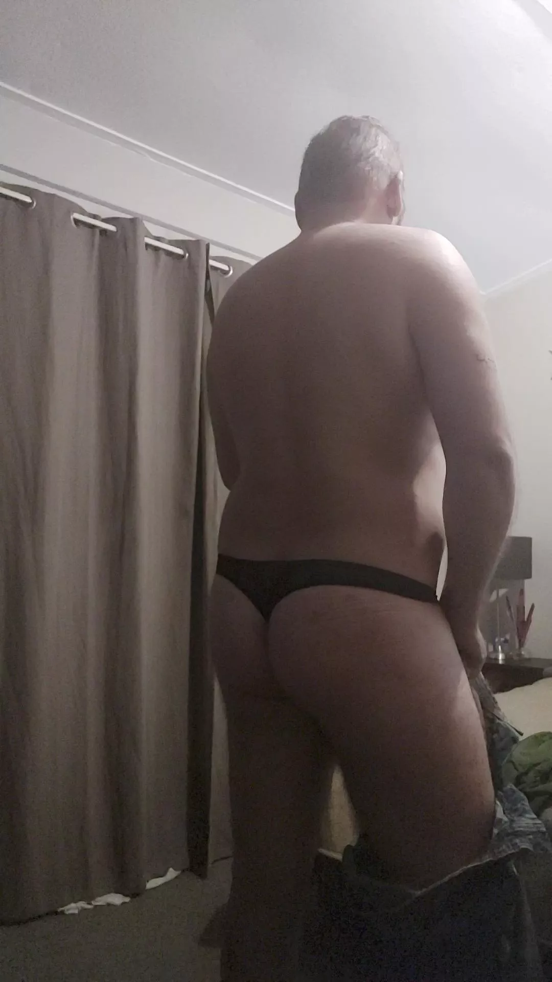 Wearing a thong for the first time