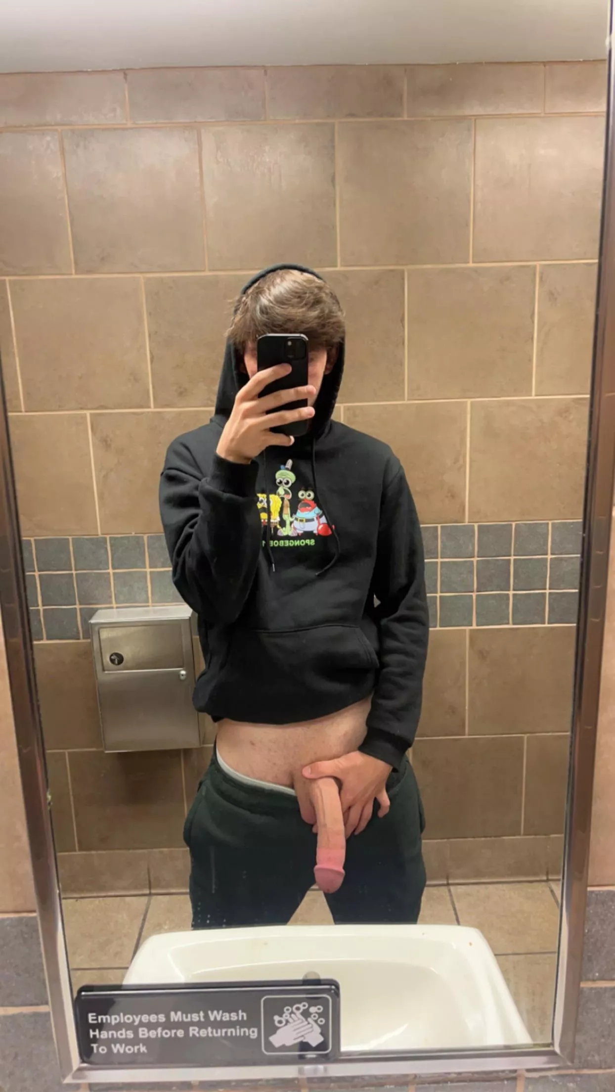 What would you do if you walked in on this?