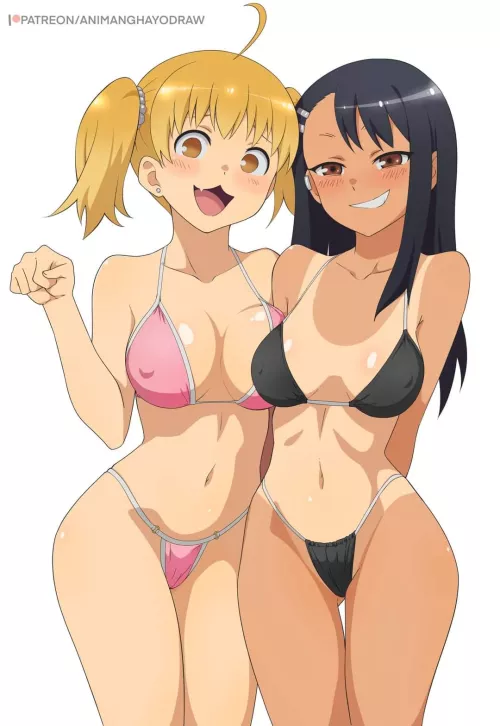 Yoshi & Nagatoro enjoying the warm weather