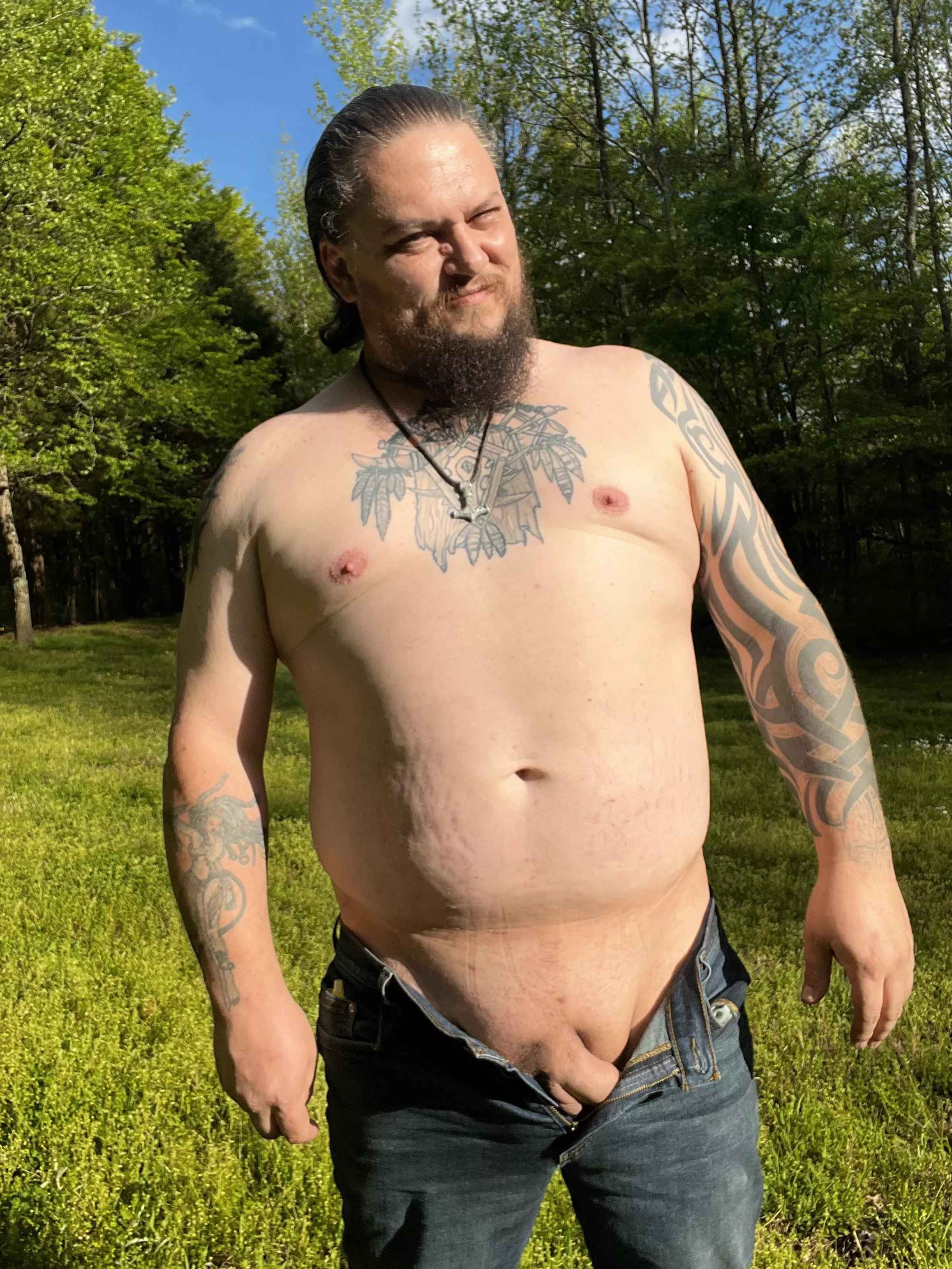 A little afternoon sun after bing in the house all day!