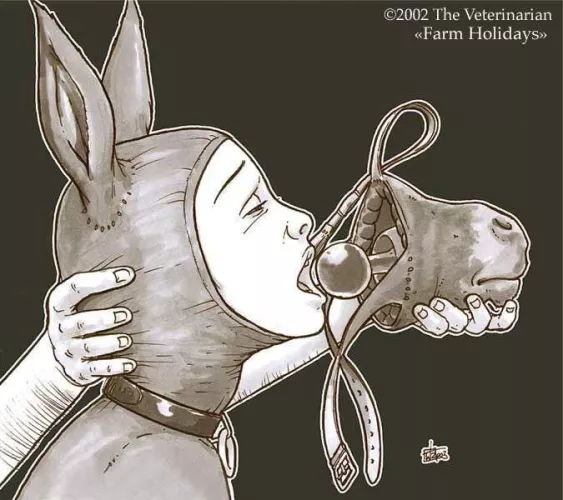 Always dreamed to be a farm animal [ MyBondagePet.com ]