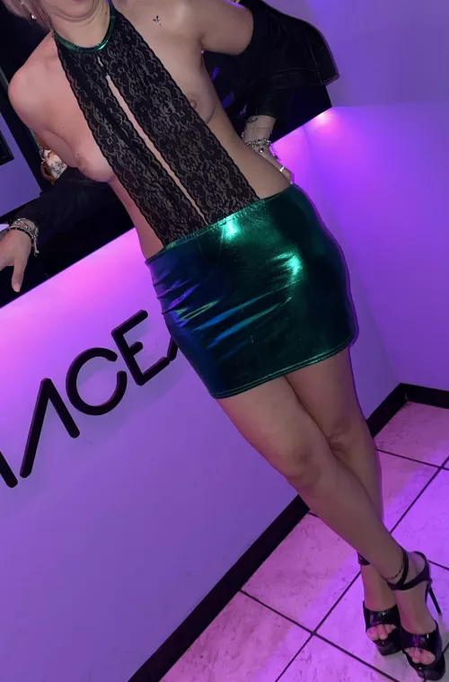 Angela…. in the public club