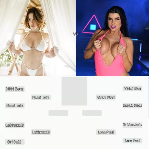 Battle of Pornstars: Semifinal Romi Rain vs LaSirena69