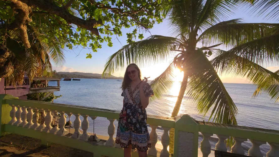blunt by the beach in Vieques