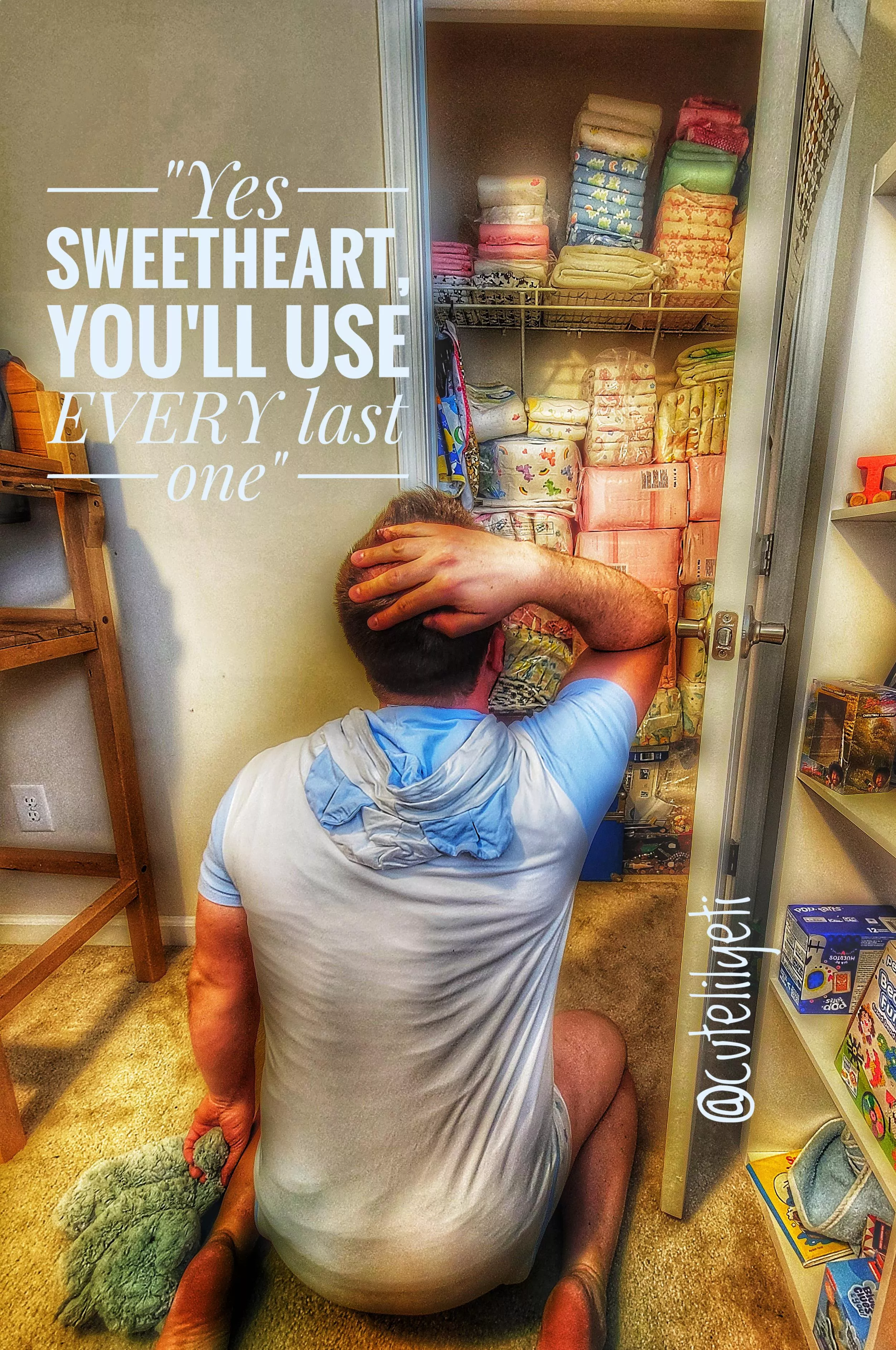 Careful what you wish for, honey...