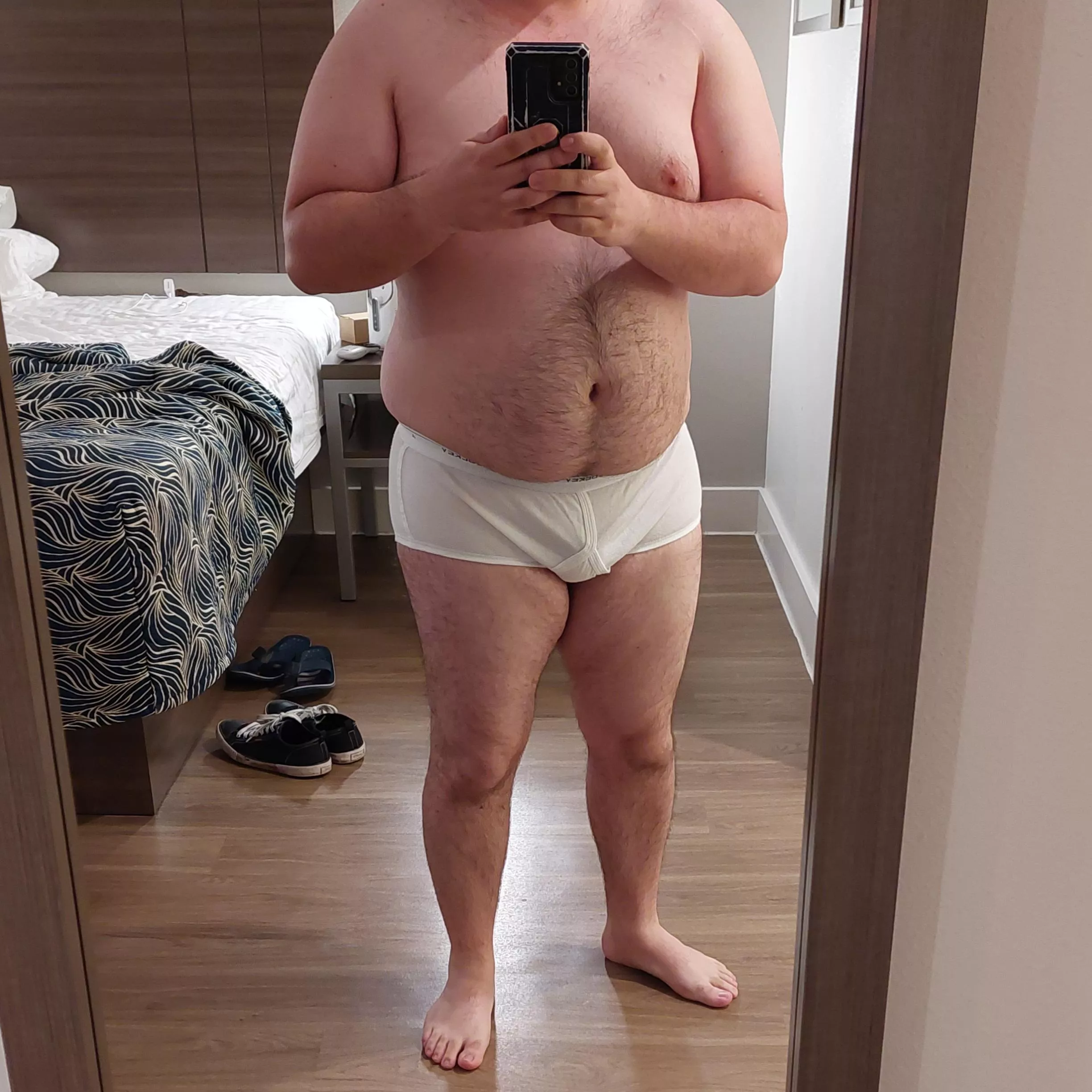 Checking out before heading home