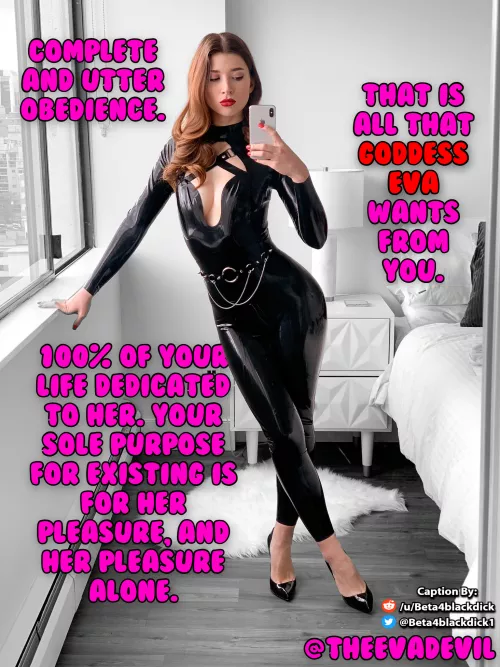 Dedicate your life to serving Her.