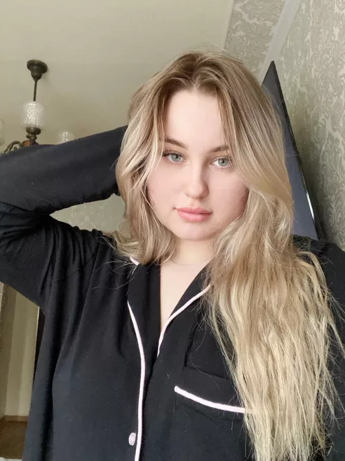 Enjoying some morning yoga